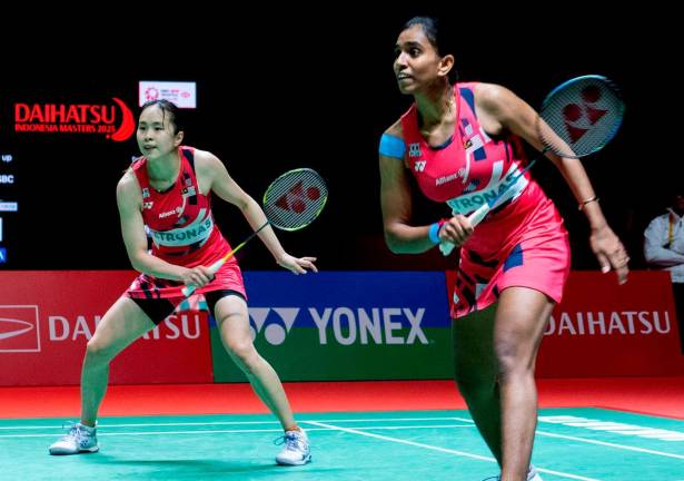 National women’s doubles pair, Pearly Tan-M. Thinaah - BERNAMApix