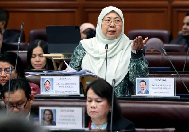 Gambar Tujuan Representasi sahaja: Timbalan Menteri Perdagangan Dalam Negeri dan Kos Sara, Hidup Senator Fuziah Salleh - BERNAMA