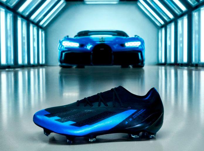 Bugatti and Adidas unveil limited-edition football boots