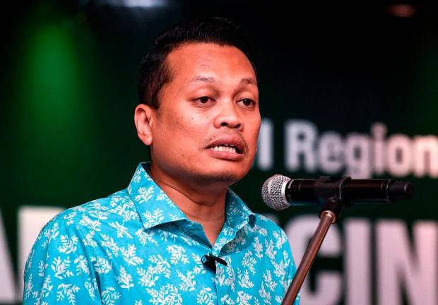 Natural Resources and Environmental Sustainability Minister, Nik Nazmi Nik Ahmad. - BERNAMApix