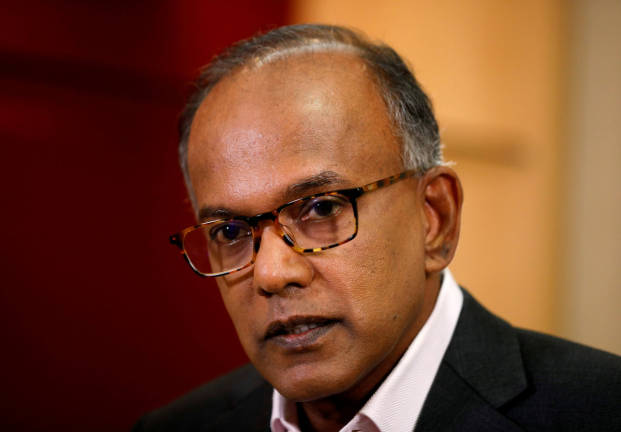 Singapore’s Coordinating Minister for National Security and Minister for Home Affairs K. Shanmugam. - REUTERS