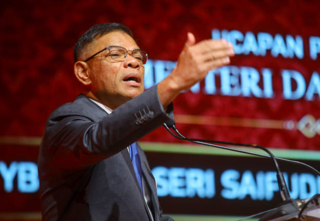 Home Minister Datuk Seri Saifuddin Nasution Ismail. - BERNAMApix