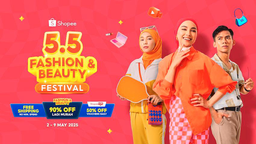 Shop Lagi Murah With Shopee 5.5 Fashion &amp; Beauty Festival