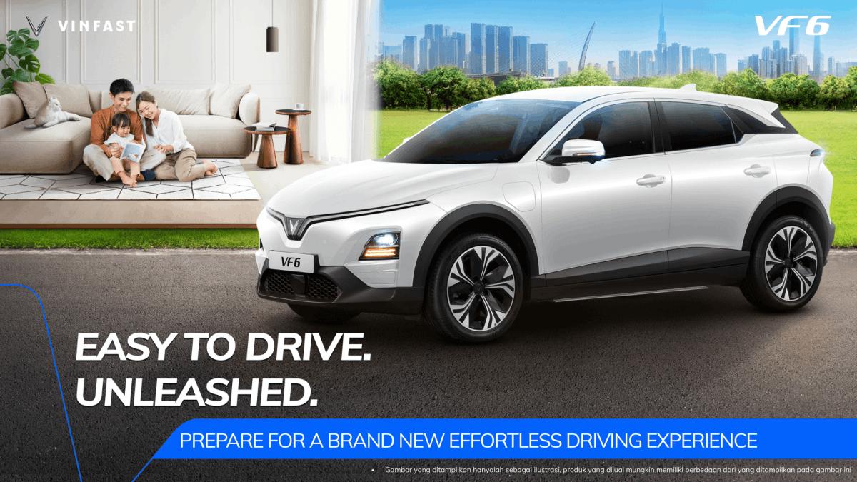 The VinFast VF 6 in Indonesia will be available in two trims, Eco and Plus, with on-the-road prices in Jakarta of 384,995,000 IDR and 439,600,000 IDR, respectively.
