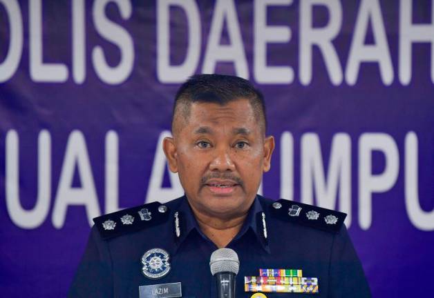 Wangsa Maju District police chief, ACP Mohamad Lazim Ismail. - BERNAMApix