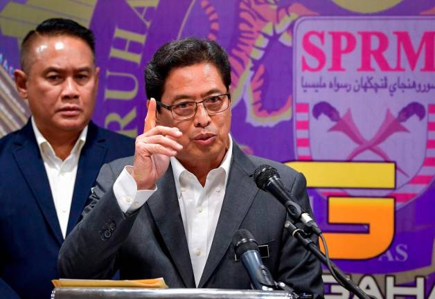 MACC Chief Commissioner Tan Sri Azam Baki. - BERNAMApix