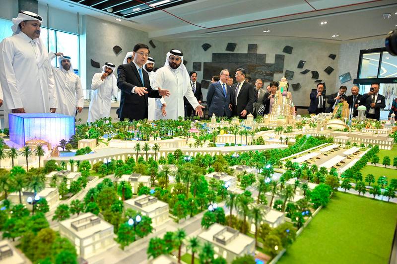$!Mr Lee tours Lusail City in Qatar.