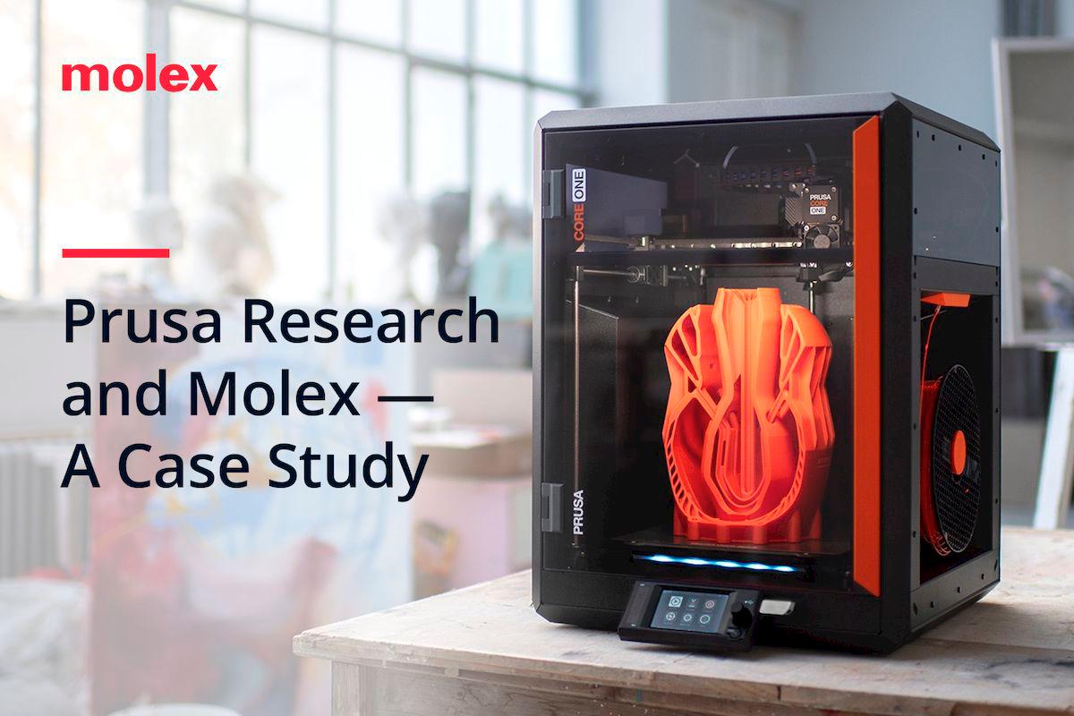 Molex Collaborates with Prusa Research to Scale Rapid Growth Trajectory for 3D-Printing Pioneer