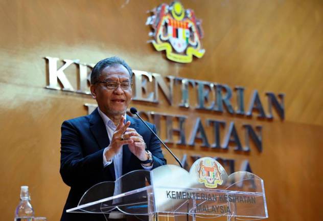 Health Minister, Datuk Seri Dr Dzulkefly Ahmad. - BERNAMApix