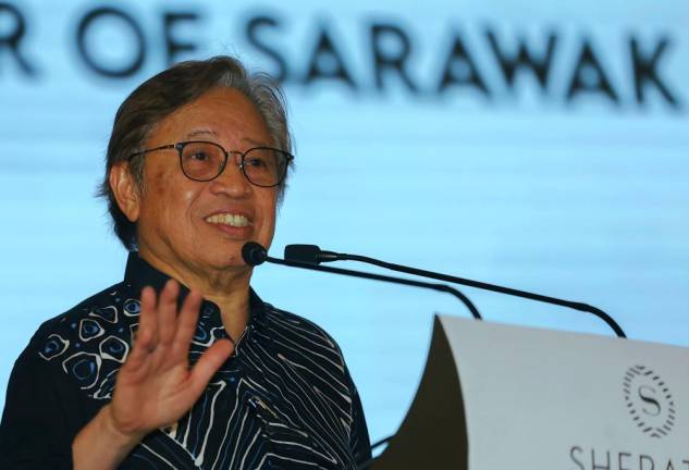Sarawak Premier, Tan Sri Abang Johari Tun Openg. - BERNAMAPIX