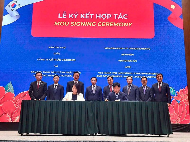 Vinhomes strategically partners with VTK to build a model Korean community in ocean city
