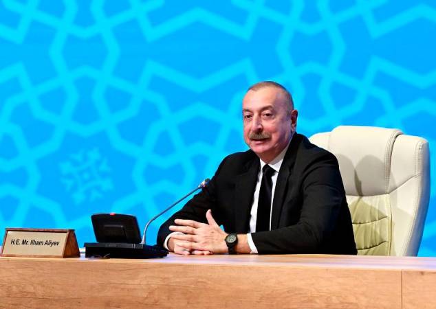 Azerbaijani President, Ilham Aliyev. - BERNAMApix