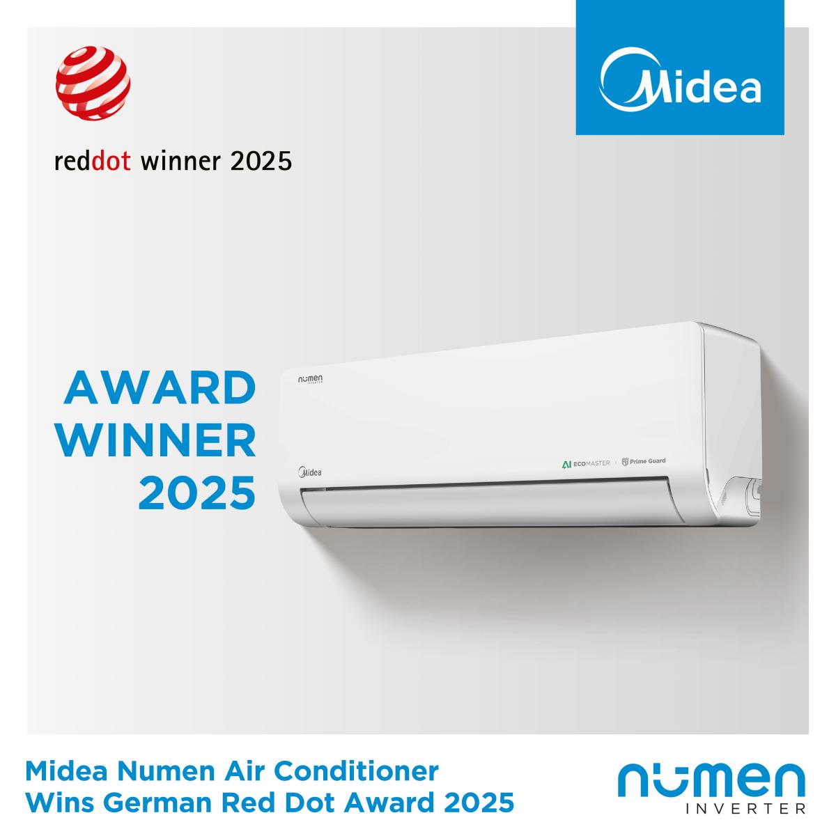 Midea Numen AC for Southeast Asia Earns German Red Dot Award for Groundbreaking Designs