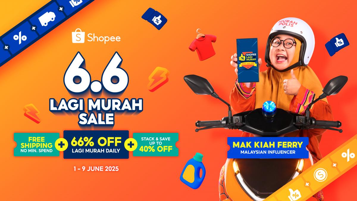 Shopee 6.6 Lagi Murah Sale: Up to 66% Off on Daily Essentials