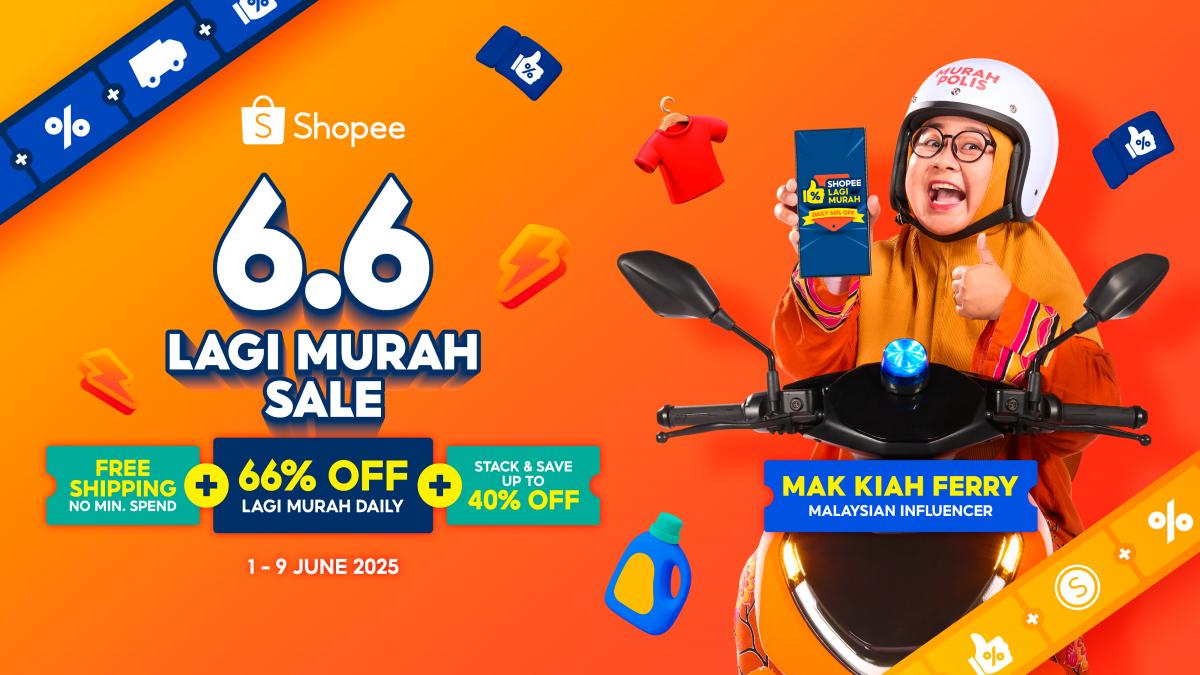 Shopee 6.6 Lagi Murah Sale: Up to 66% Off on Daily Essentials