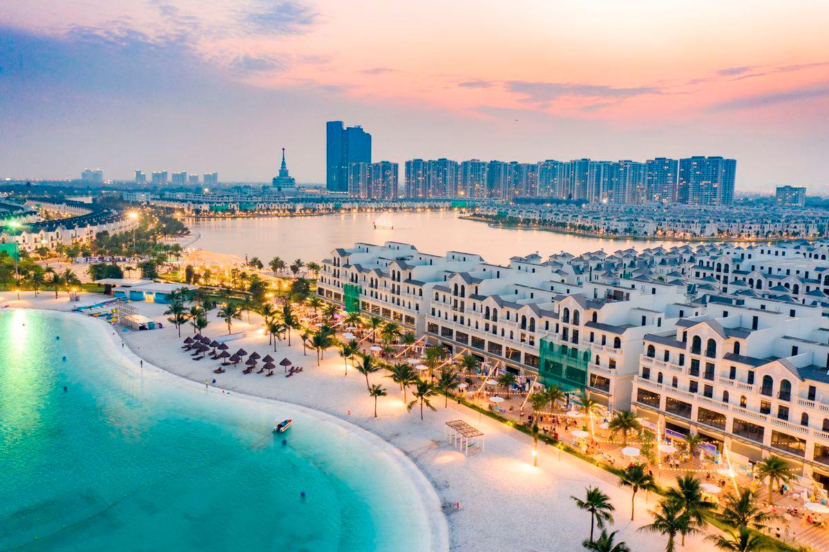 Vinhomes Ocean Park 1 urban area, part of the Vingroup ecosystem