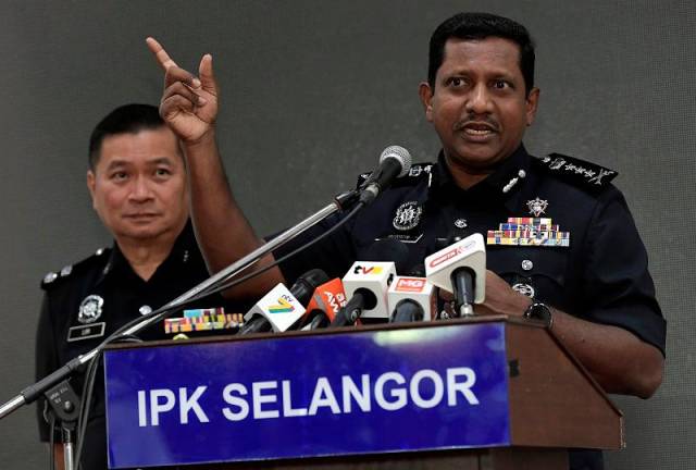 Selangor police chief, Datuk Hussein Omar Khan. - BERNAMApix