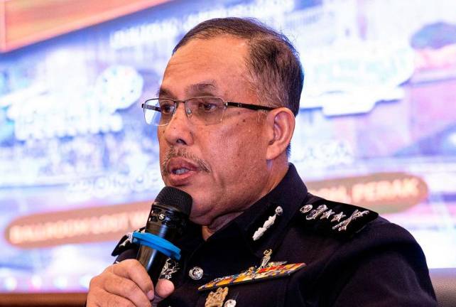 Acting Perak police chief, DCP Zulkafli Sariaat. - BERNAMApix