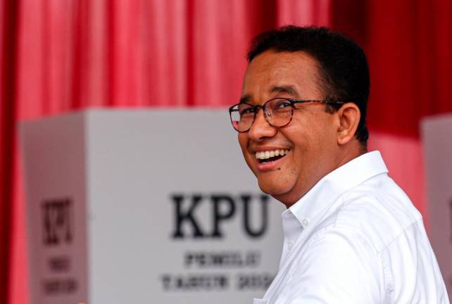 Indonesia presidential candidate Anies Baswedan. - BERNAMAPIX