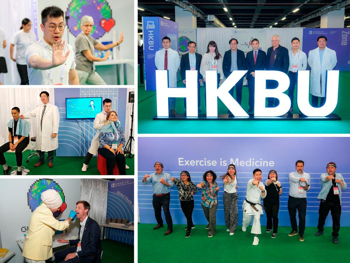HKBU’s “Well-being Zone” showcases interdisciplinary global health, with sessions like Tai Chi, Baduanjin, and Mindfulness Karate reflecting its “exercise is medicine” approach to holistic well-being.