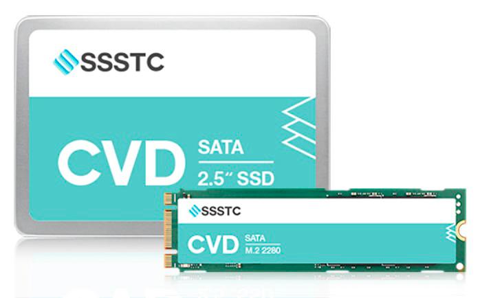 The SSSTC CVD Series SATA SSD with Direct Write technology is the ideal choice for video recording applications. Image courtesy of Solid State Storage Technology Corporation (SSSTC).