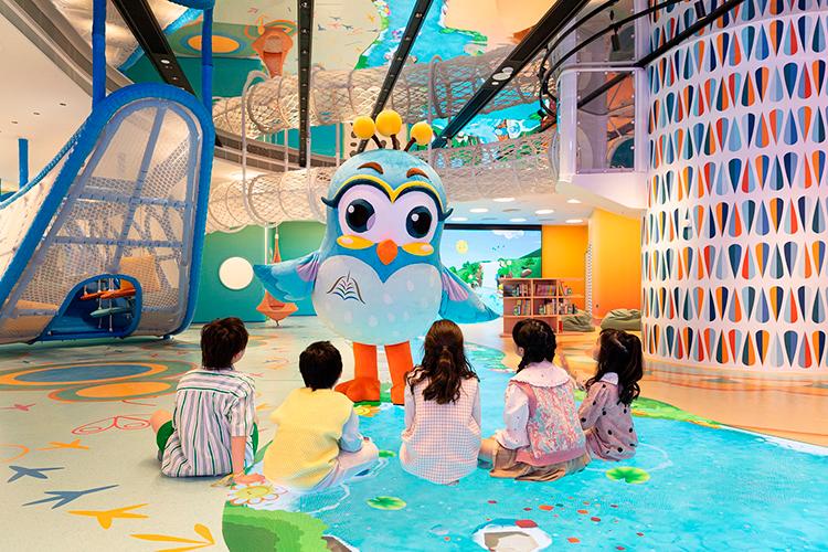 Children can also enjoy the fun and educational Galaxy Kidz summer program along with unmistakable mascot Wavey the Peacock. $!Children can also enjoy the fun and educational Galaxy Kidz summer program along with unmistakable mascot Wavey the Peacock.
