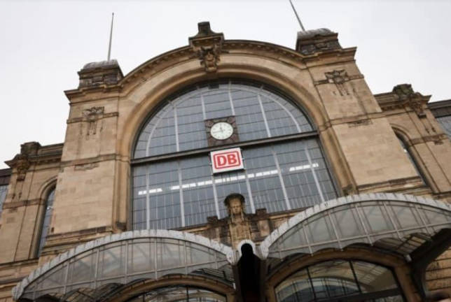 An exterior view of the Dammtor station. An abandoned parcel in an intercity express train triggered a police operation at Hamburg’s Altona station on Friday morning. - DPApix