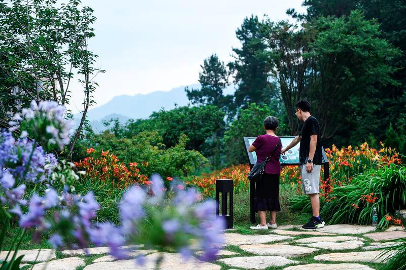Citizens visit Denggaoyunshan Park in Guiyang City. $!Citizens visit Denggaoyunshan Park in Guiyang City.