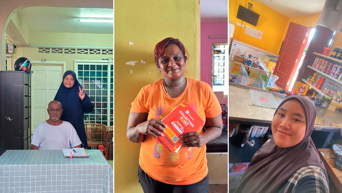 (From left to right) Collection Point Managers; Aishah, Puan Rita, Cik Siti
