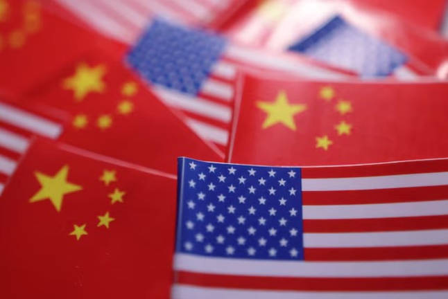 U.S. and Chinese flags are seen in this illustration taken March 20, 2025. - REUTERSpix