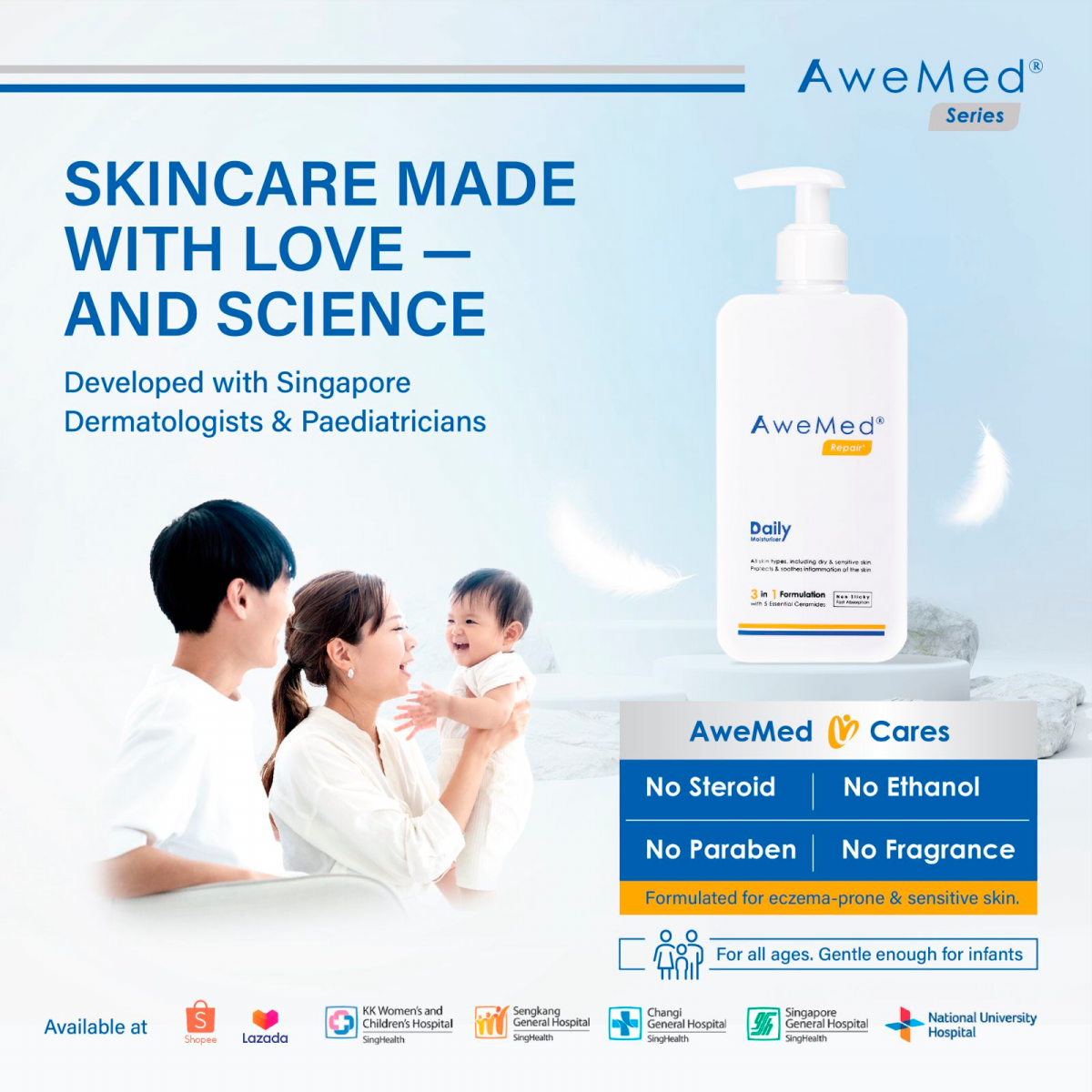 AweMed Series Sponsors Eczema Family Day 2025 to Support Singapore’s Sensitive Skin Community