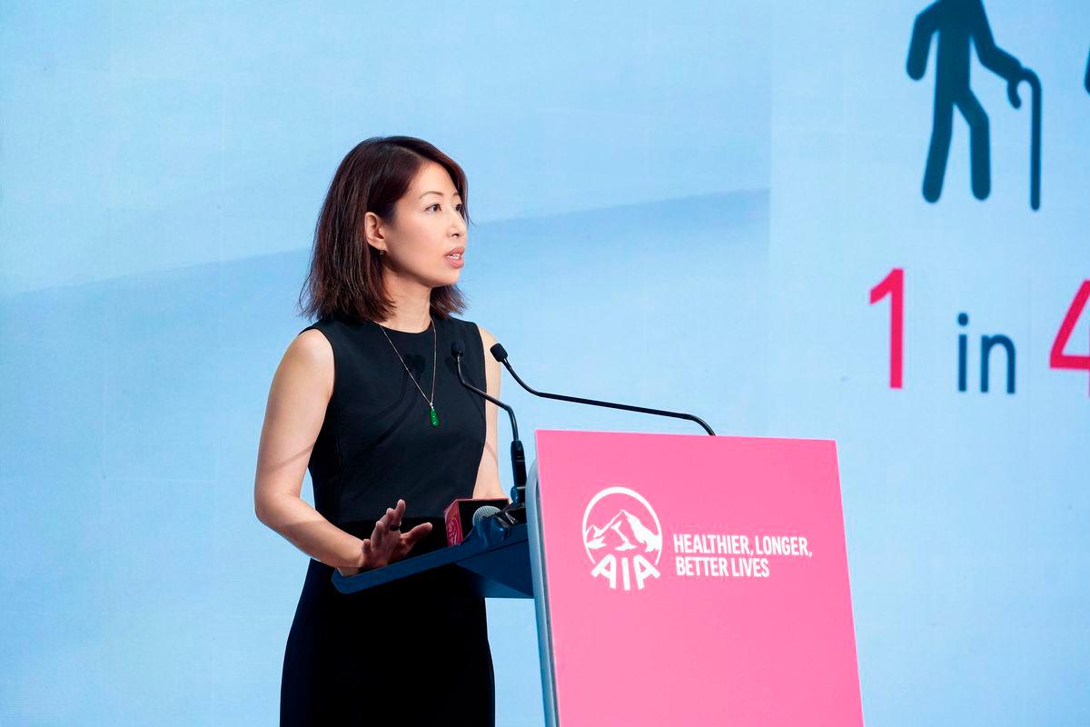 $!Caption: Alice Liang, Chief Proposition and Healthcare Officer of AIA Hong Kong &amp; Macau, presents her topical address, “Healthcare - Insurance Industry Experience”, sharing data-driven observations and insights on the evolving role of insurers in shaping sustainable healthcare financing models.