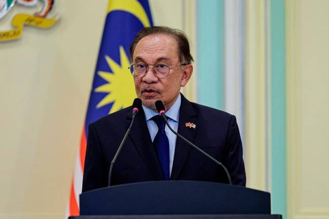 Prime Minister, Datuk Seri Anwar Ibrahim. - BERNAMApix