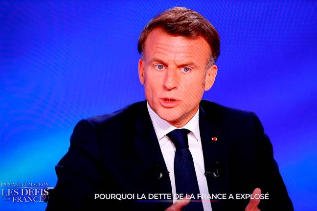 France’s President Emmanuel Macron - AFPpix