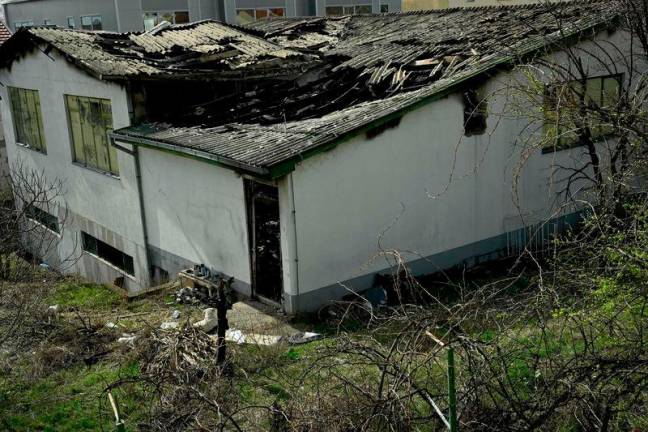 This photograph shows a view of a burnt down nightclub inside which a fire broke out and killed 51 people in Kocani, a town some 100 kilometres east of the capital Skopje, AFPpix