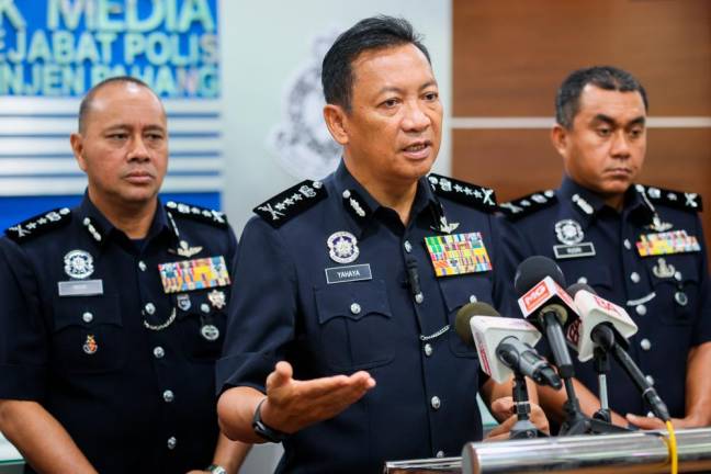 Ketua Polis Pahang, Datuk Seri Yahaya Othman. - fotoBERNAMA