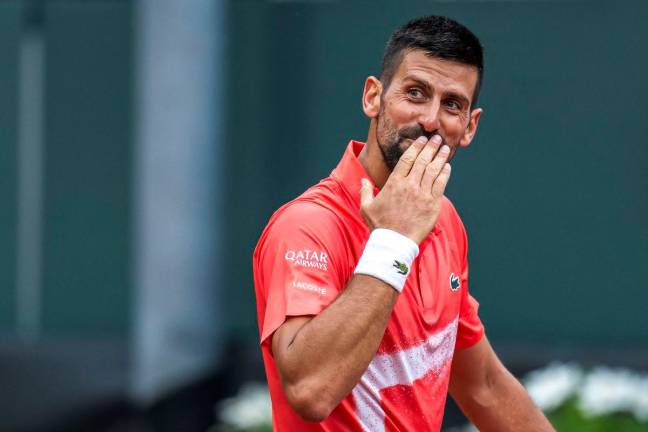 Serbia’s Novak Djokovic - AFPpix