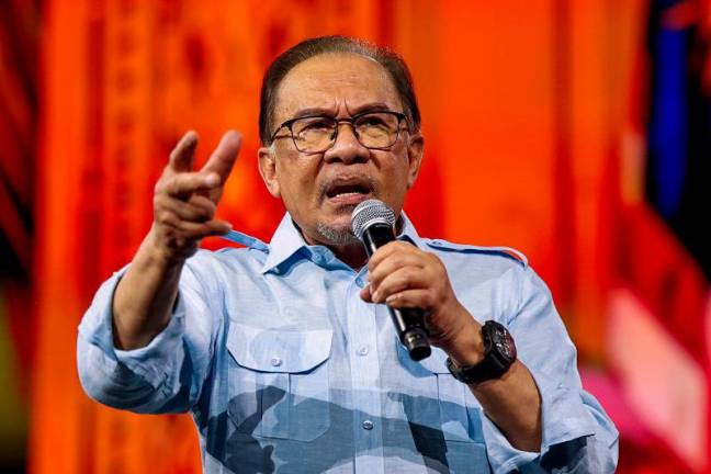 Perdana Menteri, Datuk Seri Anwar Ibrahim. - fotoBERNAMA