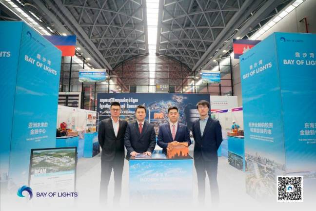 “Bay of Lights, showcased at the 21st China-ASEAN Expo, is set to transform Sihanoukville into Cambodia’s premier financial hub