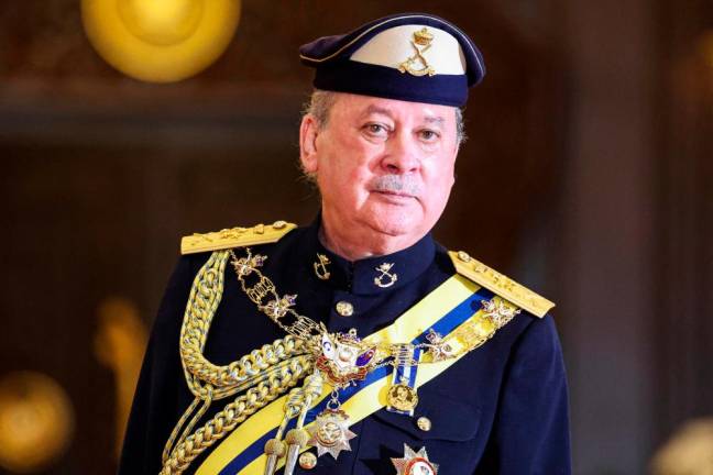 His Majesty Sultan Ibrahim King of Malaysia - AFPPIX