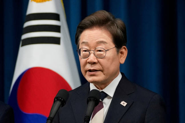 South Korean President Lee Jae-myung speaks during a press conference at the Presidential office in Seoul, South Korea, Wednesday, June 4, 2025. - REUTERSpix