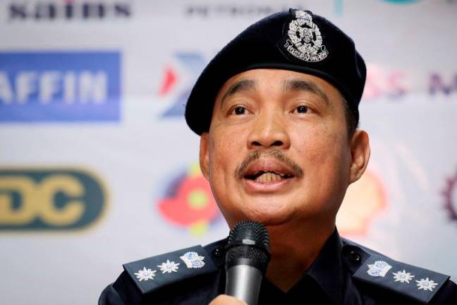 Miri police chief, ACP Alexson Naga Chabu. - BERNAMApix