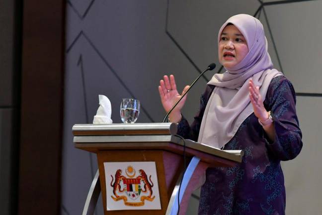 Education Minister, Fadhlina Sidek. - BERNAMApix