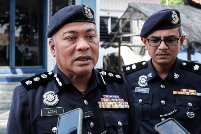 Ipoh police chief ACP Abang Zainal Abidin Abang Ahmad. - BERNAMApix