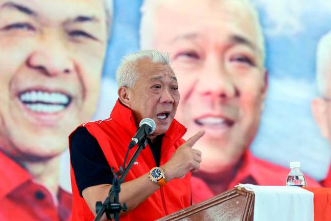 Sabah BN chairman, Datuk Seri Bung Moktar Radin. - BERNAMApix