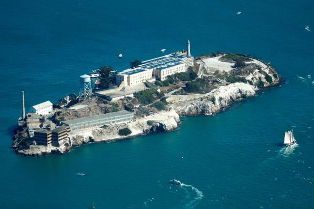 lcatraz Island is seen in San Francisco Bay in San Francisco, California, U.S., October 5, 2017. - REUTERS/Stephen Lam/File Photo