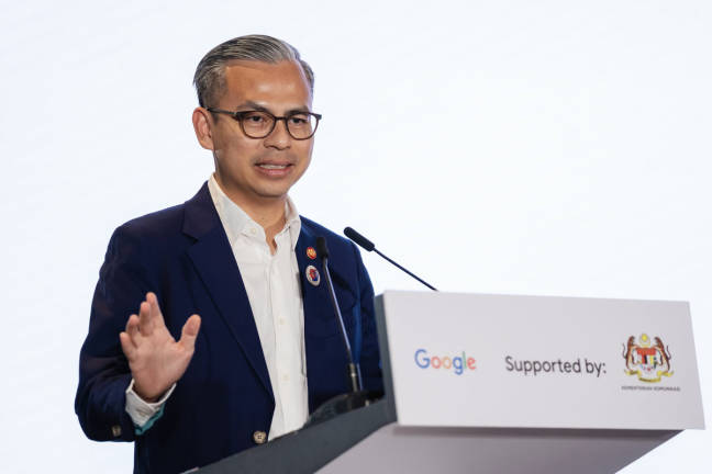 Communications Minister Datuk Fahmi Fadzil. - BERNAMApix
