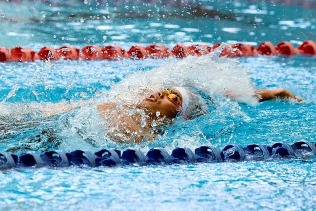 National para swimmer, Muhammad Imaan Aiman Muhammad Redzuan. - BERNAMApix