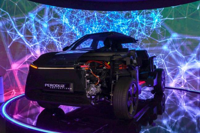 Perodua’s upcoming electric vehicle (EV) - BERNAMApix