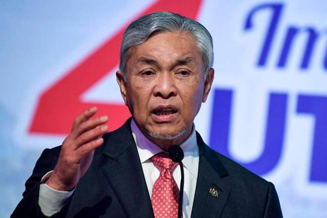 Timbalan Perdana Menteri, Datuk Seri Dr Zahid Hamidi. - fotoBERNAMA